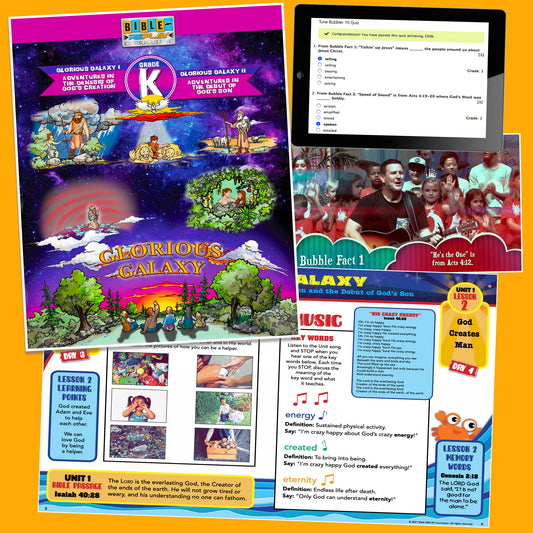 01. Kinder Student Workbook, Unit Songs, Online Adventure