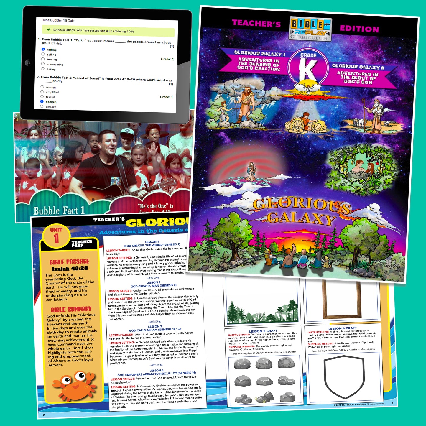 07. Kinder Teacher's Edition, Unit Songs, Online Adventure, Enrichment & Media