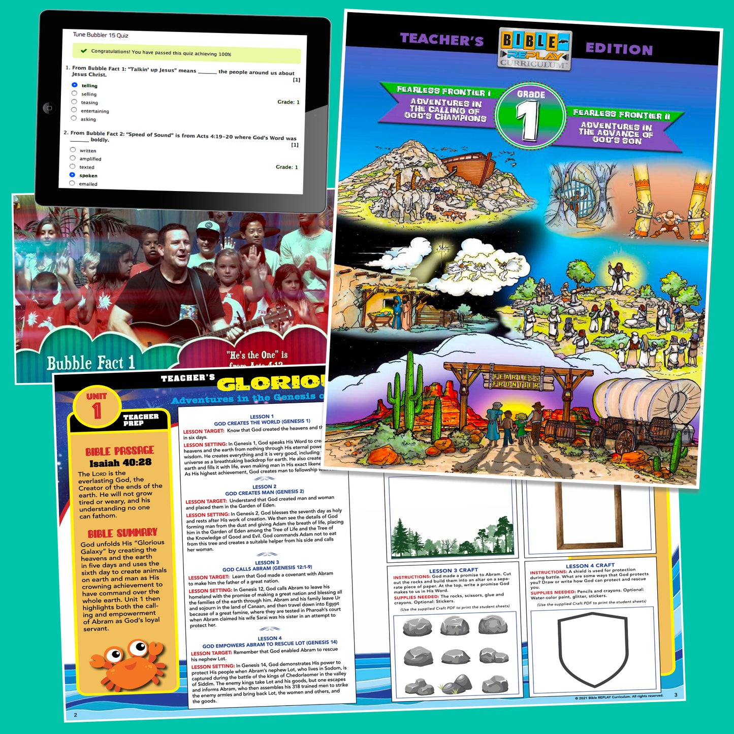 08. Grade 1 Teacher's Edition, Unit Songs, Online Adventure, Enrichment & Media