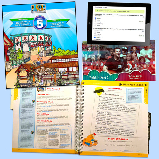 06. Grade 5 Student Workbook, Unit Songs, Online Adventure