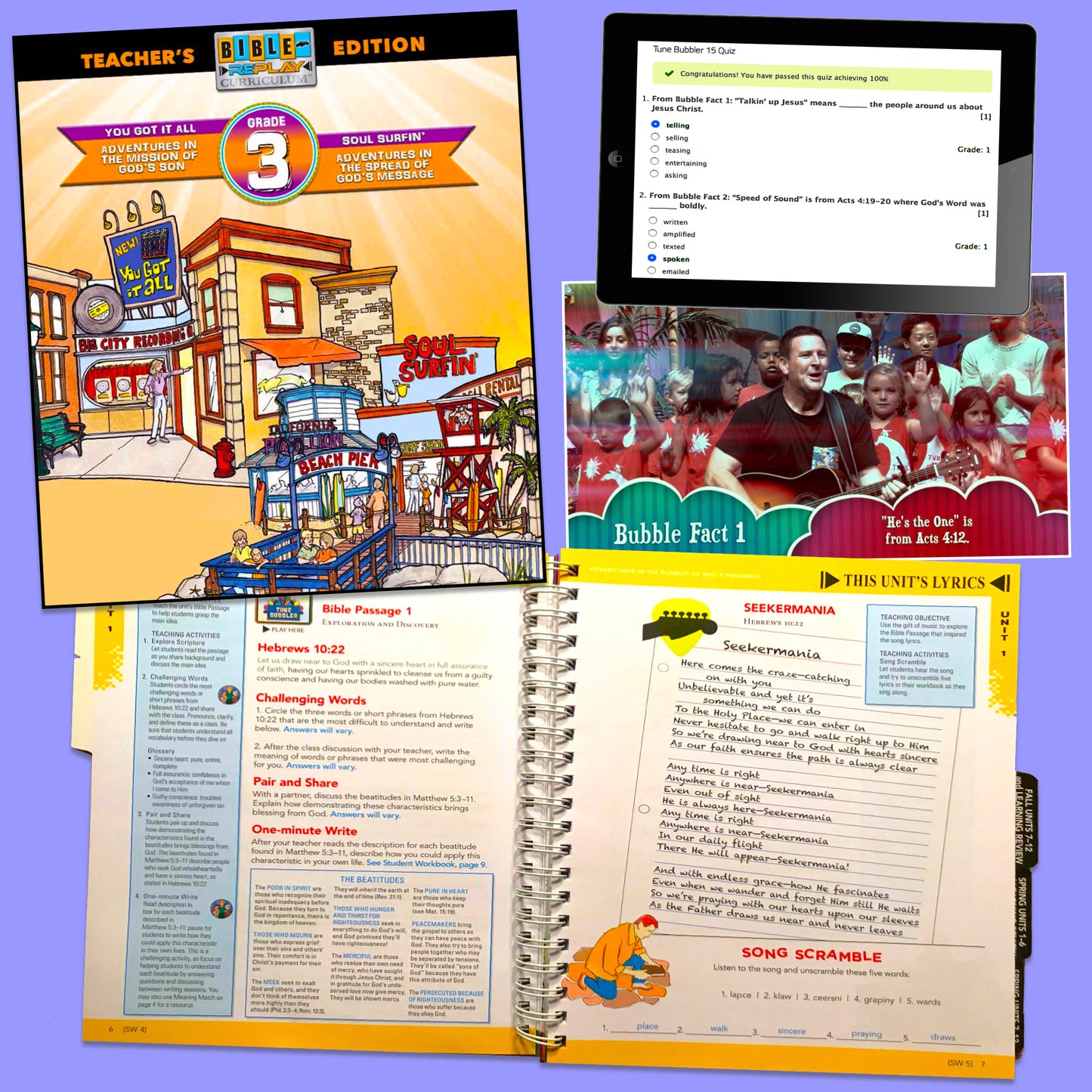 10. Grade 3 Teacher's Edition, Unit Songs, Online Adventure, Enrichment & Media