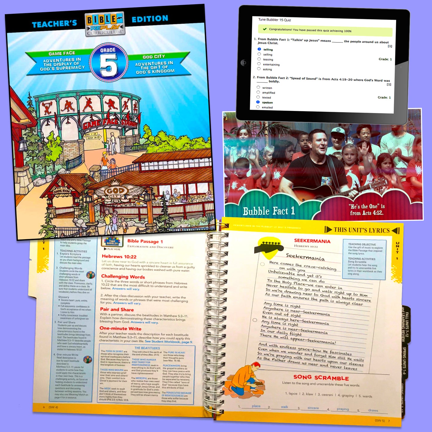 12. Grade 5 Teacher's Edition, Unit Songs, Online Adventure, Enrichment & Media